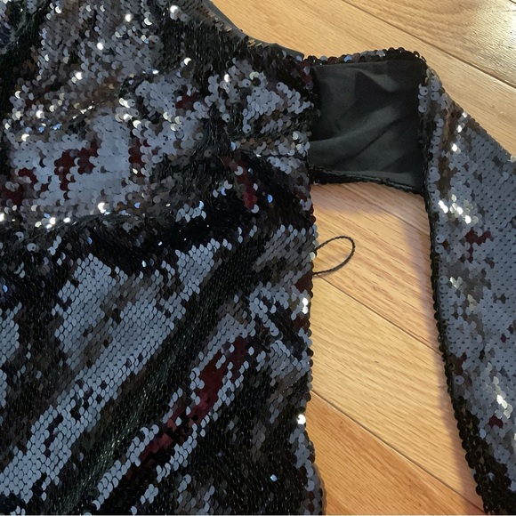 NWT Ted Baker Black Sequin Evening Gown Jumpsuit - Picture 15 of 16